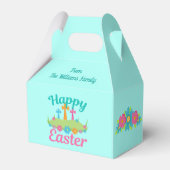 ハッピーイースターの花が宗教をかわいらし超える フェイバーボックス (正面サイド)