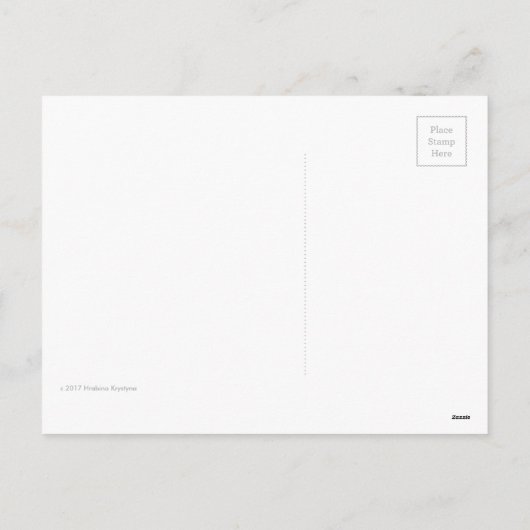 ハッピーイースターの花と卵 シーズンポストカード (裏面)