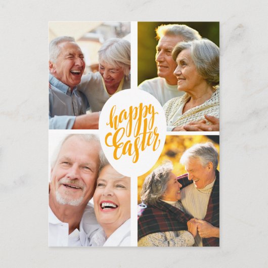 ハッピーイースターの親 ポストカード (正面)