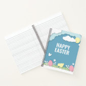 ハッピーイースターの雛と卵の自然 ノートブック (内部)