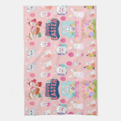 ハッピーイースターの願い – パターおもしろいンバニーイースター キッチンタオル (縦)