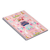 ハッピーイースターの願い – パターおもしろいンバニーイースター ノートブック (右側)