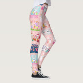 ハッピーイースターの願い – パターおもしろいンバニーイースター レギンス (右)