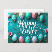 ハッピーイースターはがき シーズンポストカード (正面/裏面)