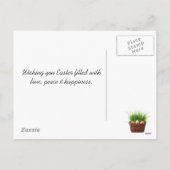 ハッピーイースターはがき シーズンポストカード (裏面)