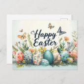 ハッピーイースターはがき シーズンポストカード (正面/裏面)