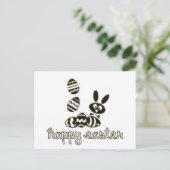 ハッピーイースターはがき(デジタルエンボス効果) シーズンポストカード (スタンド正面)