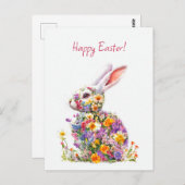 ハッピーイースターはがき ポストカード (正面/裏面)