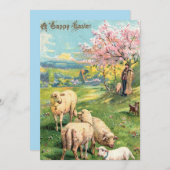 ハッピーイースターはグリーティングカード シーズンカード (正面/裏面)