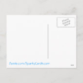 ハッピーイースターはハッピーバニー・グリーティンおもしろいグではない シーズンポストカード (裏面)