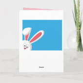 ハッピーイースターは挨拶状を望みます シーズンカード (裏面)