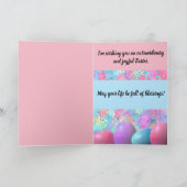 ハッピーイースターは挨拶状を望みます シーズンカード (内部)