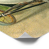 ハッピーイースターへエッグシェルカーヴィンテージ ポスター (角)