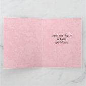 ハッピーイースターろうそく花 カード (内部)