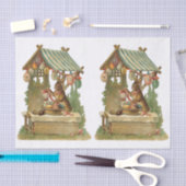 ハッピーイースターを望みます 薄葉紙 (クラフト)