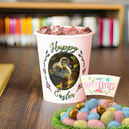 ハッピーイースターアクリングアンドラム 紙コップ