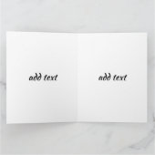 ハッピーイースターアンティーク写真イースターカード カード (内部)