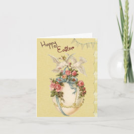 ハッピーイースターアンティーク写真イースターカード カード