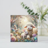 ハッピーイースターアールヌーボーバンニーズラムウッドランド シーズンカード (スタンド正面)