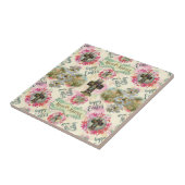 ハッピーイースターイエズス復活エンジェルリース タイル (側面)