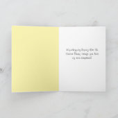 ハッピーイースターイエローダックス シーズンカード (内部)