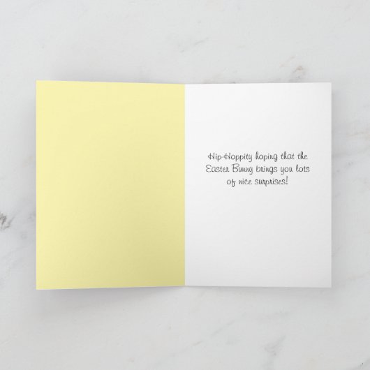 ハッピーイースターイエローダックス シーズンカード (内部)