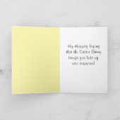 ハッピーイースターイエローダックス シーズンカード (内部)