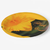 ハッピーイースターイエロー春水仙の花 ペーパープレート (アングル)