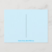 ハッピーイースターイン砂海岸熱帯ビーチ ポストカード (裏面)