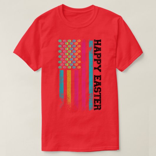ハッピーイースターイースターデー Tシャツ (デザイン正面)