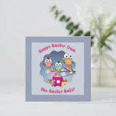 ハッピーイースターイースターフクロウから! 招待状 (スタンド正面)