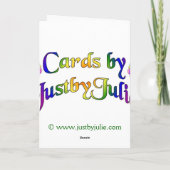 ハッピーイースターウィザードカード – ダフォジル シーズンカード (裏面)