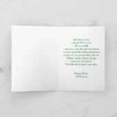 ハッピーイースターウィザードカード – ダフォジル シーズンカード (内部)