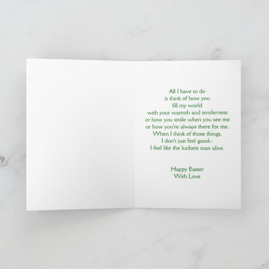 ハッピーイースターウィザードカード – ダフォジル シーズンカード (内部)