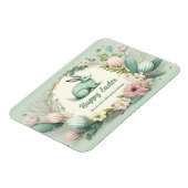 ハッピーイースターウィズ水彩イラストレーション マグネット (左側)