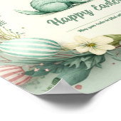 ハッピーイースターウィッシュイラストレーション ポスター (角)