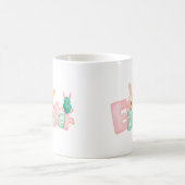 ハッピーイースターウィッシュ – バおもしろいニーキス コーヒーマグカップ (中央)