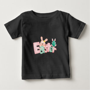 ハッピーイースターウィッシュ – バおもしろいニーキス ベビーTシャツ