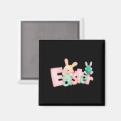 ハッピーイースターウィッシュ – バおもしろいニーキス マグネット (正面/裏面)