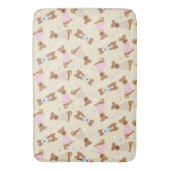 ハッピーイースターウェルシュテリアドッグス バスマット (正面縦)