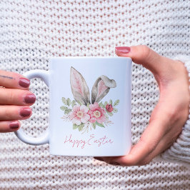ハッピーイースターウォーターカラーバニーイヤーイースターマグ コーヒーマグカップ