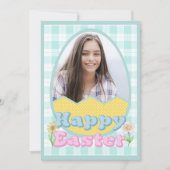 ハッピーイースターエッグカスタム写真 シーズンカード (正面)