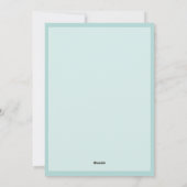 ハッピーイースターエッグカスタム写真 シーズンカード (裏面)