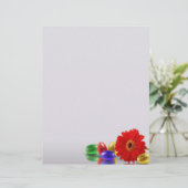 ハッピーイースターエッグカラフルとガーベラ (スタンド正面)