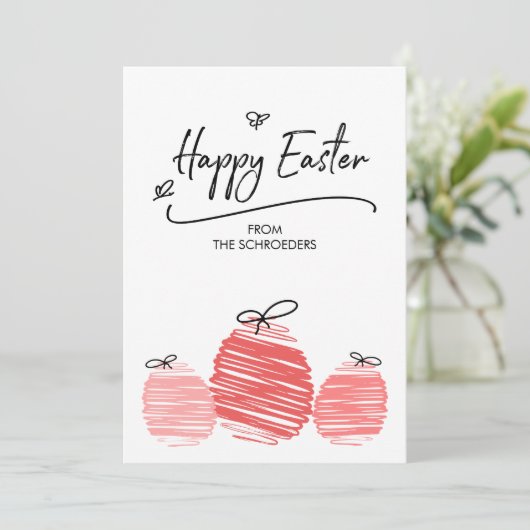 ハッピーイースターエッグドードルカード シーズンカード (スタンド正面)