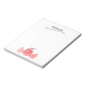 ハッピーイースターエッグドードルメモ帳 ノートパッド (回転)