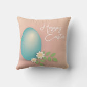 ハッピーイースターエッグパステルフローラ クッション (裏面)