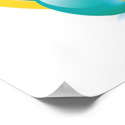 ハッピーイースターエッグポスター ポスター (角)