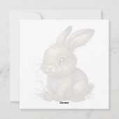 ハッピーイースターエッグマルチコロホリデーカード シーズンカード (裏面)