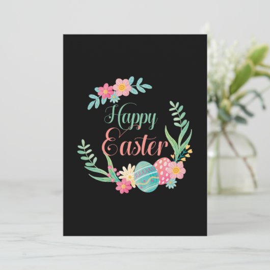 ハッピーイースターエッグ狩りフェスティバルホリデーギフト 招待状 (スタンド正面)